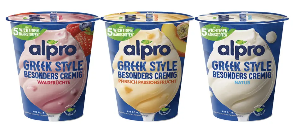 Alpro bringt drei pflanzliche Produkte auf den Markt