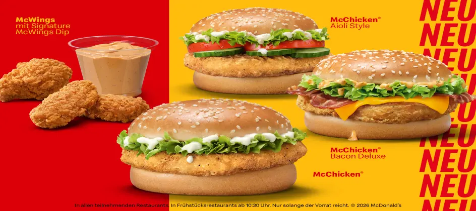 McDonald’s Deutschland erweitert Chicken-Angebot
