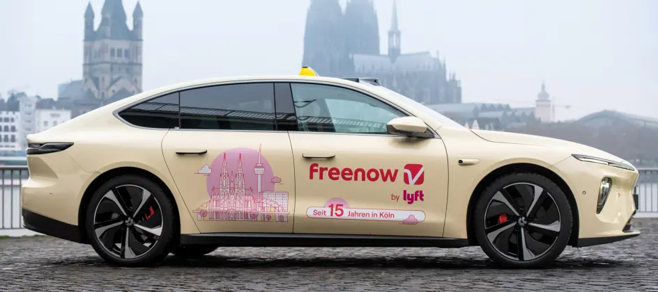 Freenow feiert 15 Jahre Taxi-App in Köln