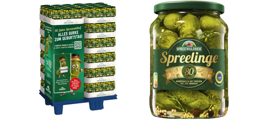 Spreewaldhof nutzt Pickle-Trend für Jubiläumskampagne
