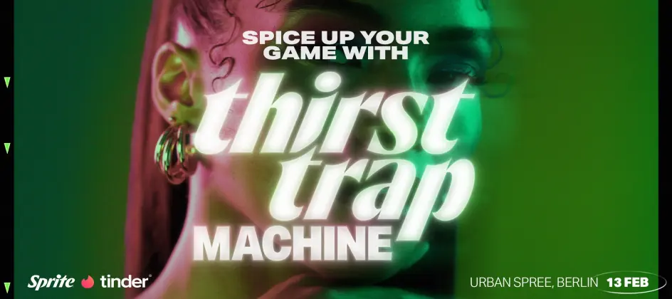 Sprite und Tinder kooperieren für mehr Authentizität beim Dating