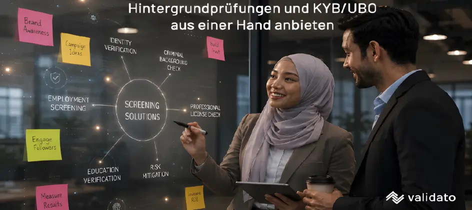 Validato bündelt Hintergrundprüfung und KYB/UBO